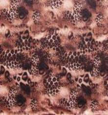 Print Fabric Brown Animal Spots