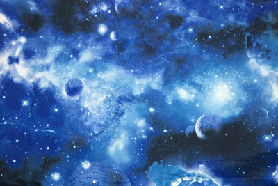 Print Fabric Galaxy Royal