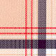 Print Fabric Plaid Tan