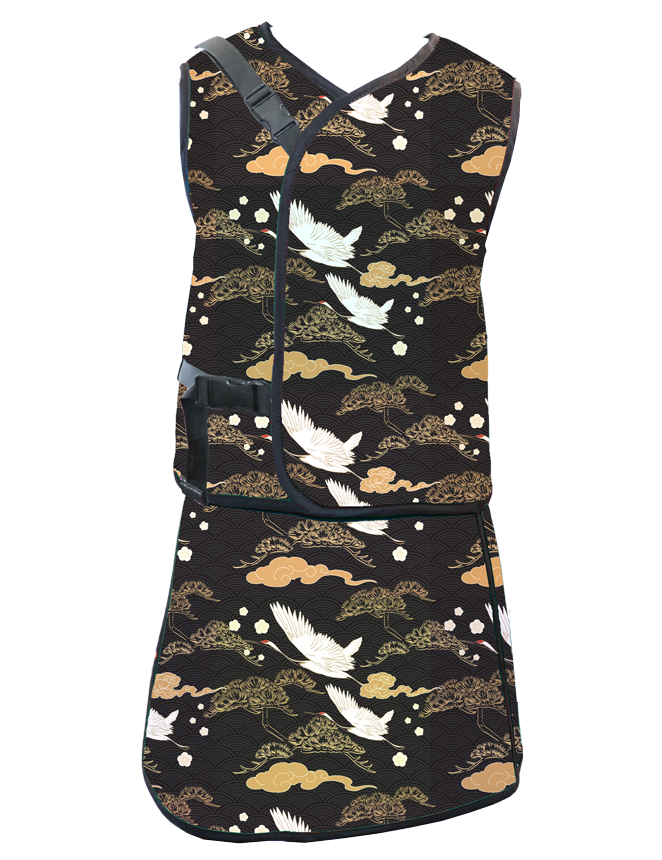 2024-Limited-Edition-Fabrics-Proguard-Vest-Skirt_Kyoto-Cranes-WEB