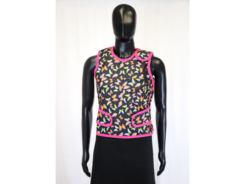 Clearance female butterfly tri-tab vest apron
