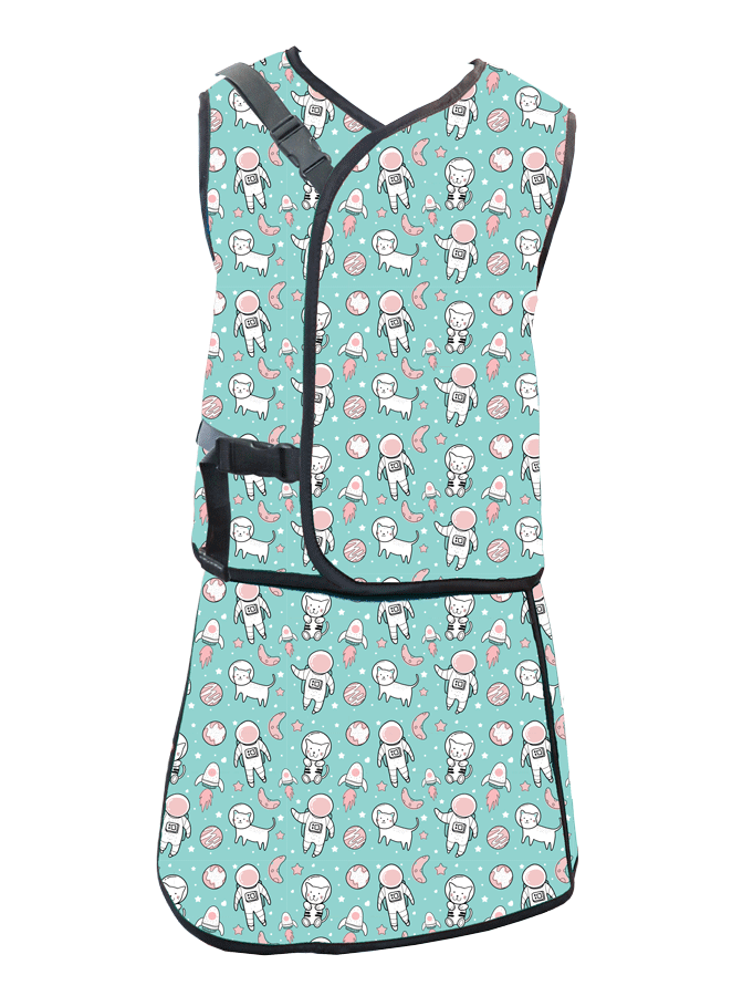 Limited Edition Apron Fabric - Galactic Kitties