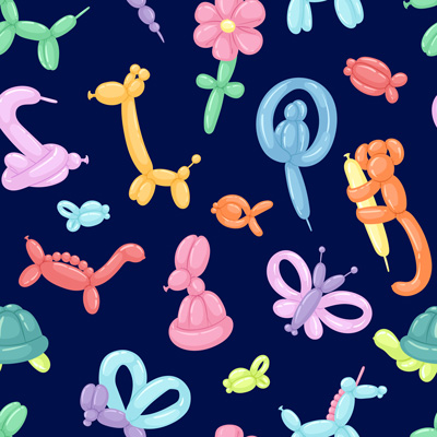 Limited Edition Fabrics - Balloon Animals