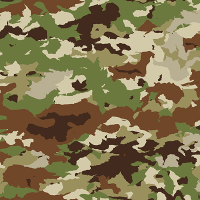 Limited Edition Fabrics - Green and Brown Camo